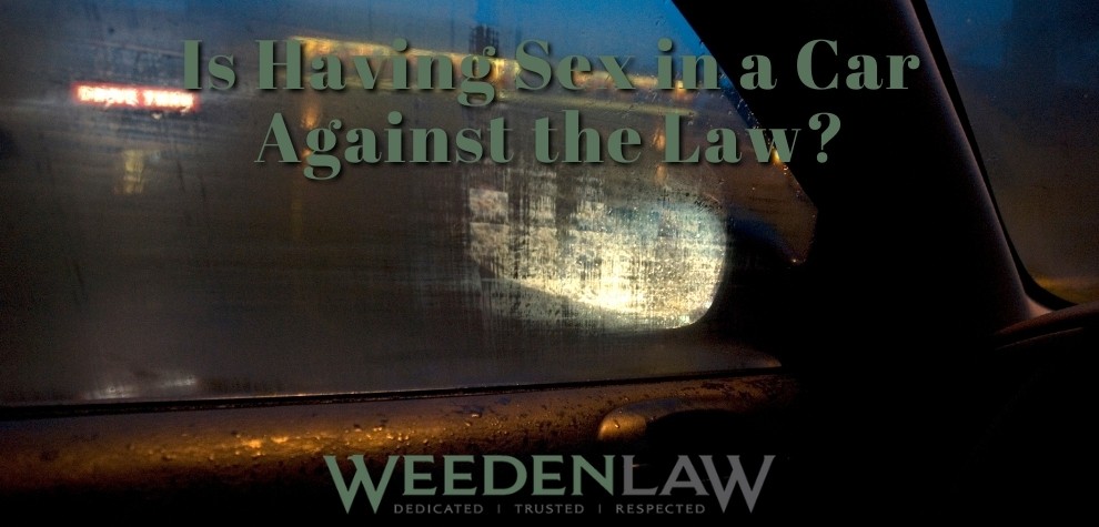 Is Having Sex in a Car Against the Law?